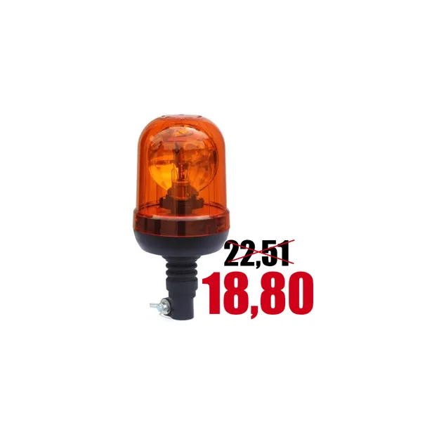Lampeggiante ad innesto 12/24V per trattore