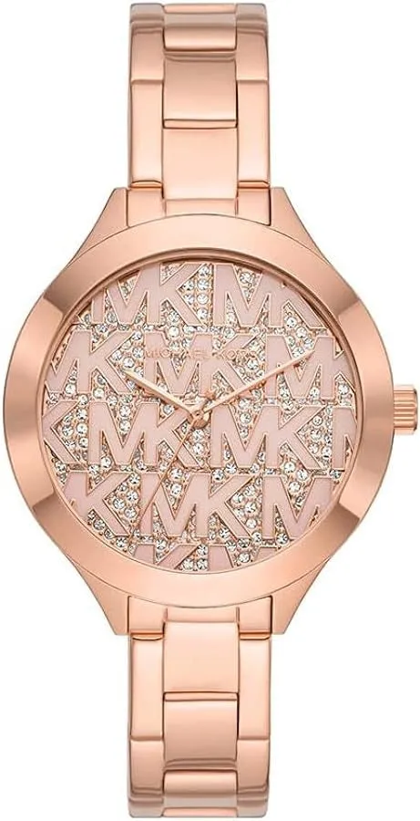 Michael Kors aspyn acciaio inossidabile oro rosa   