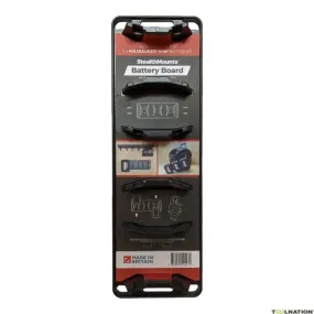 StealthMounts BD-MW18-1 Portabatterie nero per Milwaukee M18